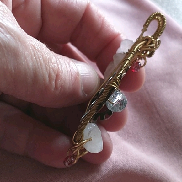 ๐จ๐ฆ Steampunk Wire Weaved Pendant - Picture 3 of 3